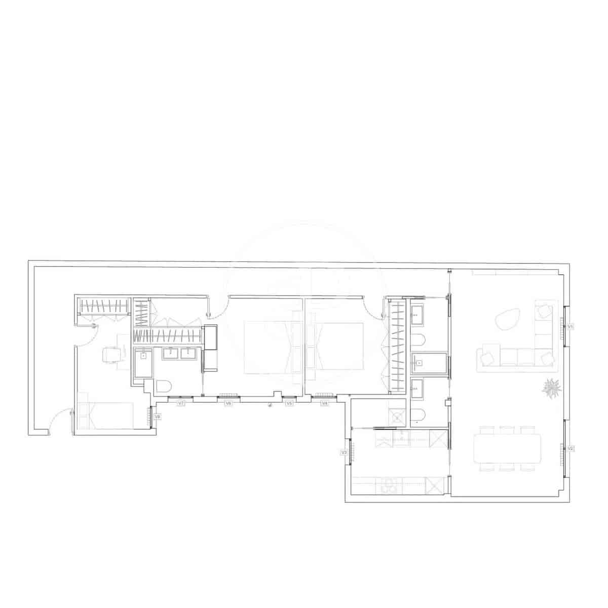 3 Zimmer Apartment zu verkaufen in Madrid Stadt - 1.375.000 € (Ref: 10089566)