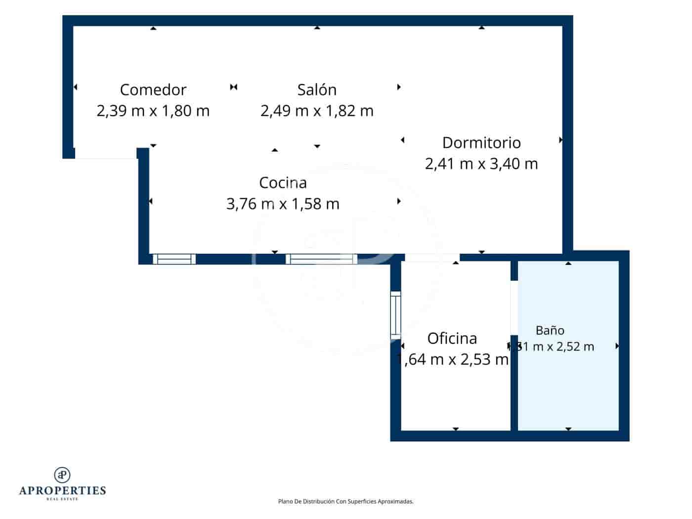 1 Zimmer Apartment zu verkaufen in Madrid Stadt - 290.000 € (Ref: 10094523)
