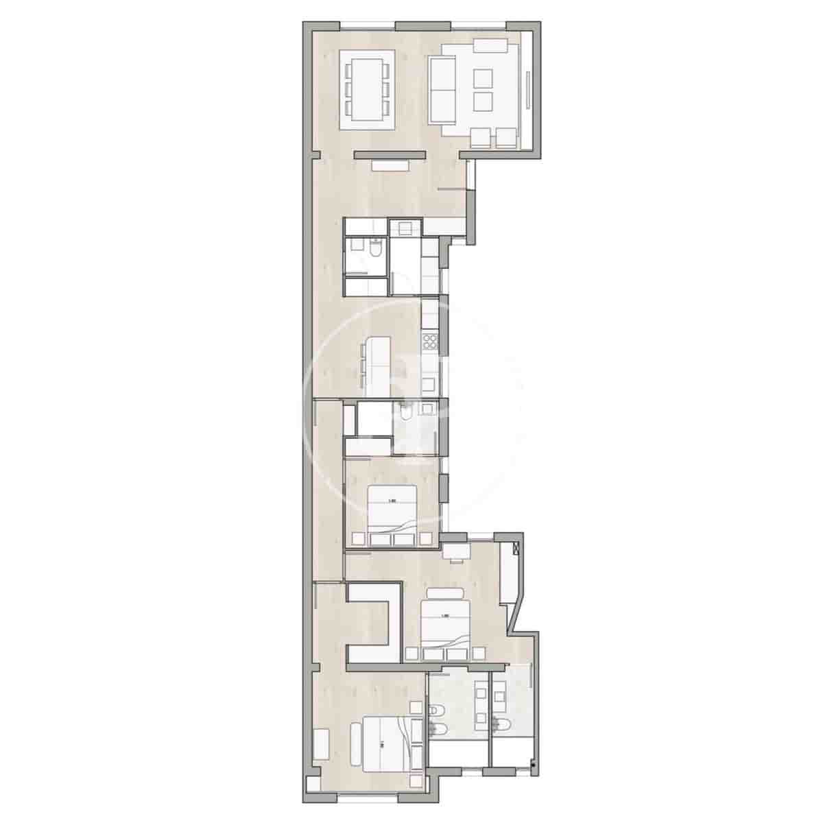 3 chambre Appartement à vendre à Madrid ville - 2 230 000 € (Ref: 10098300)