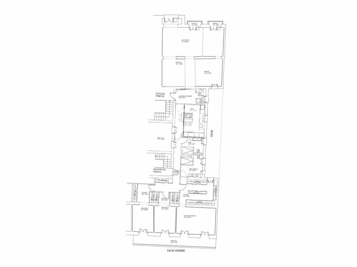 Appartement de 3 chambres à louer à Madrid ville - 4 500 € (Ref: 10102493)
