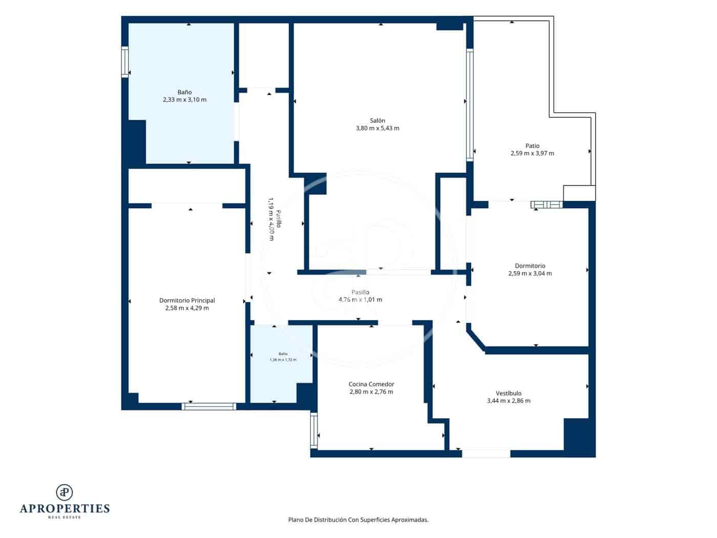2 chambre Appartement à vendre à Madrid ville - 950 000 € (Ref: 10102498)