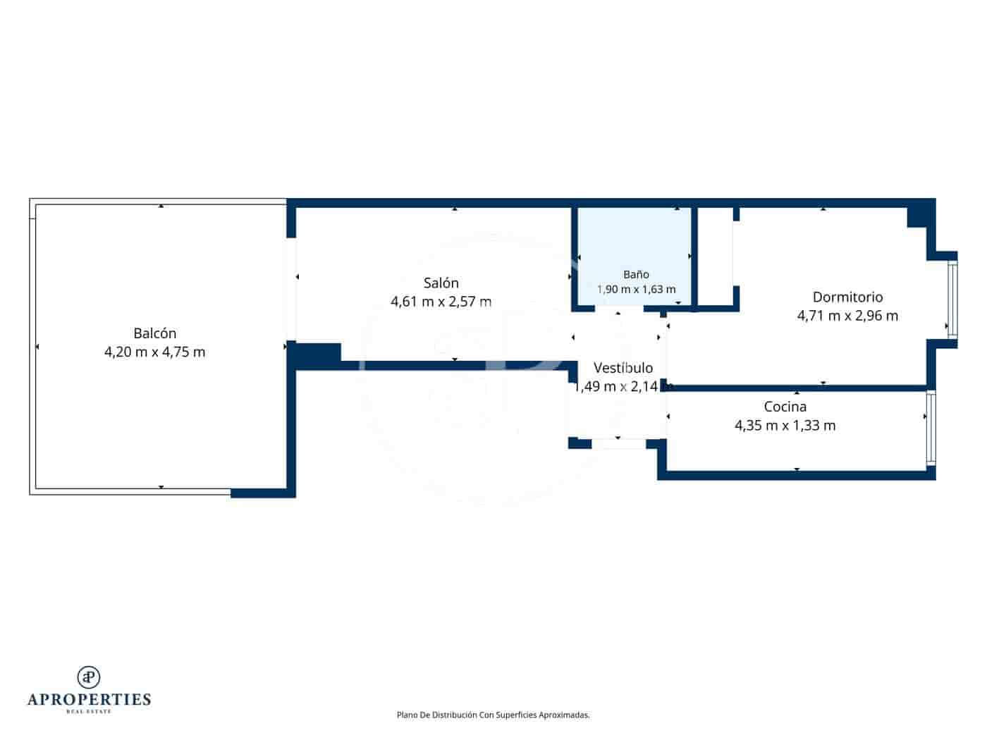 1 bedroom Apartment for sale in Madrid city with garage - € 370,000 (Ref: 10109630)