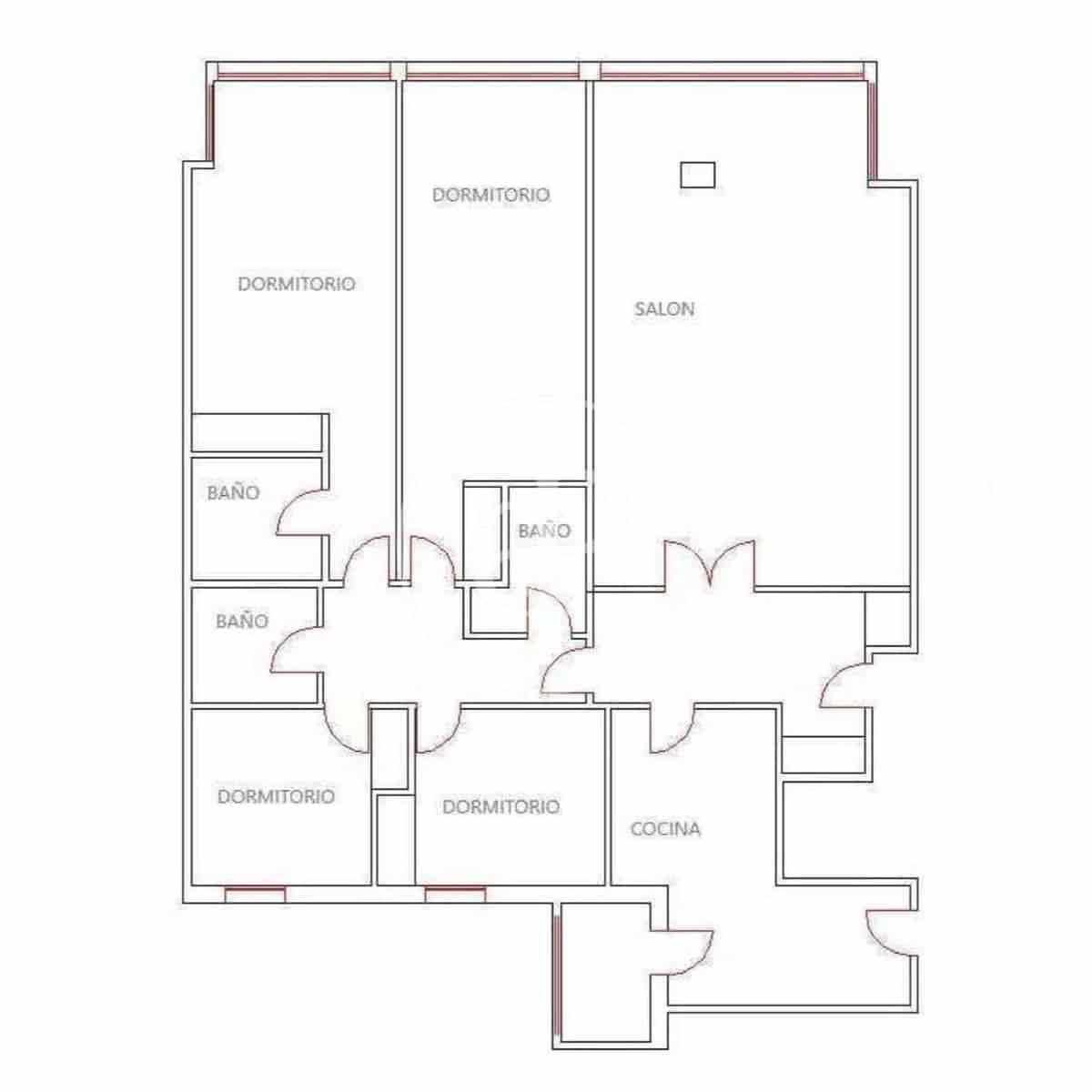 Apartamento de 4 habitaciones en Madrid ciudad en venta con piscina garaje - 1.200.000 € (Ref: 10115677)