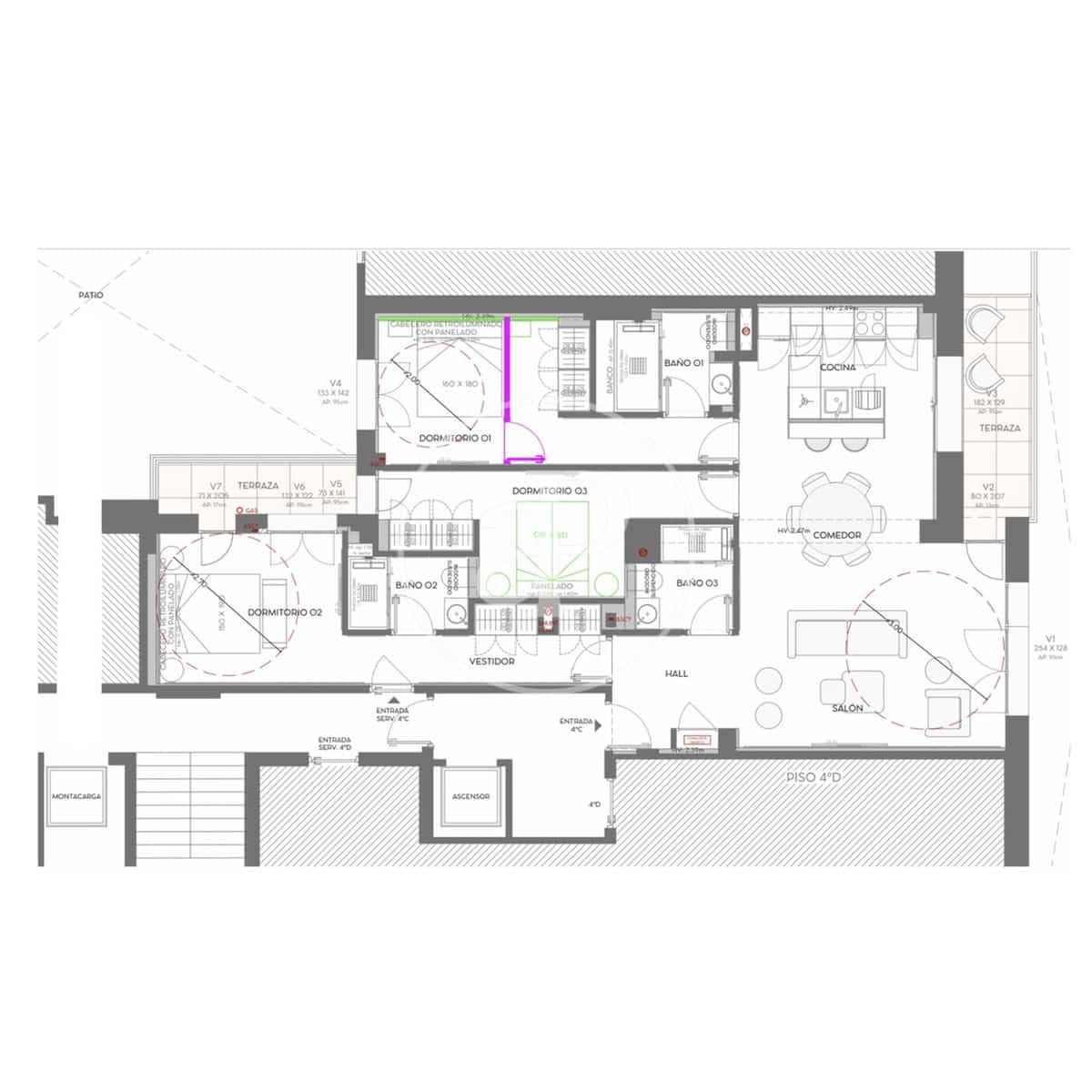 3 soverom Leilighet til salgs i Madrid by med garasje - € 1 889 000 (Ref: 10139672)