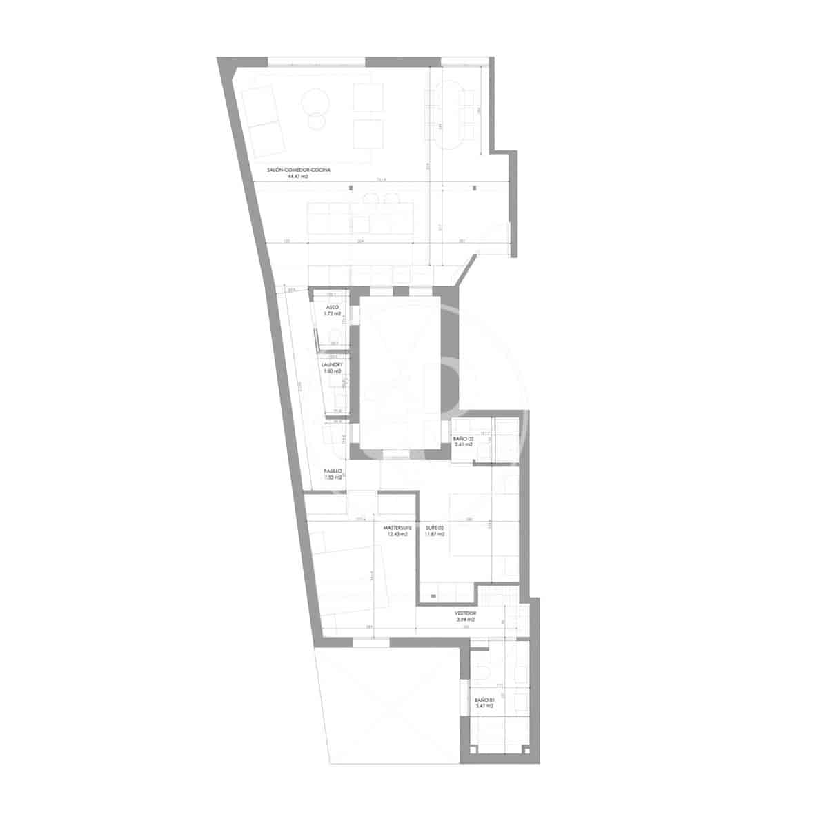 2 soverom Leilighet til salgs i Madrid by - € 1 490 000 (Ref: 10142424)