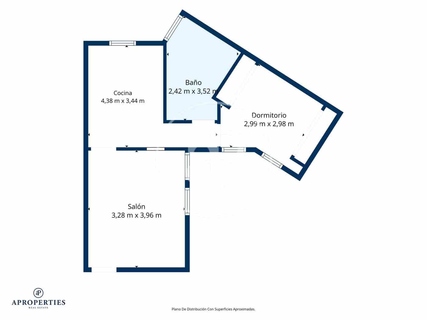 1 quarto Apartamento para venda em Madrid cidade - 450 000 € (Ref: 10147041)