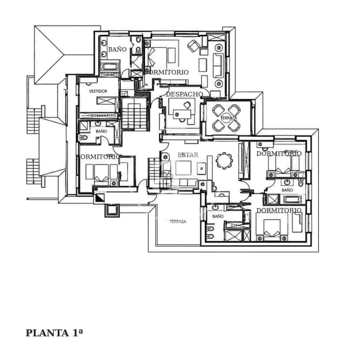 7 Zimmer Villa zu verkaufen in Madrid Stadt mit Pool Garage - 5.500.000 € (Ref: 10148803)