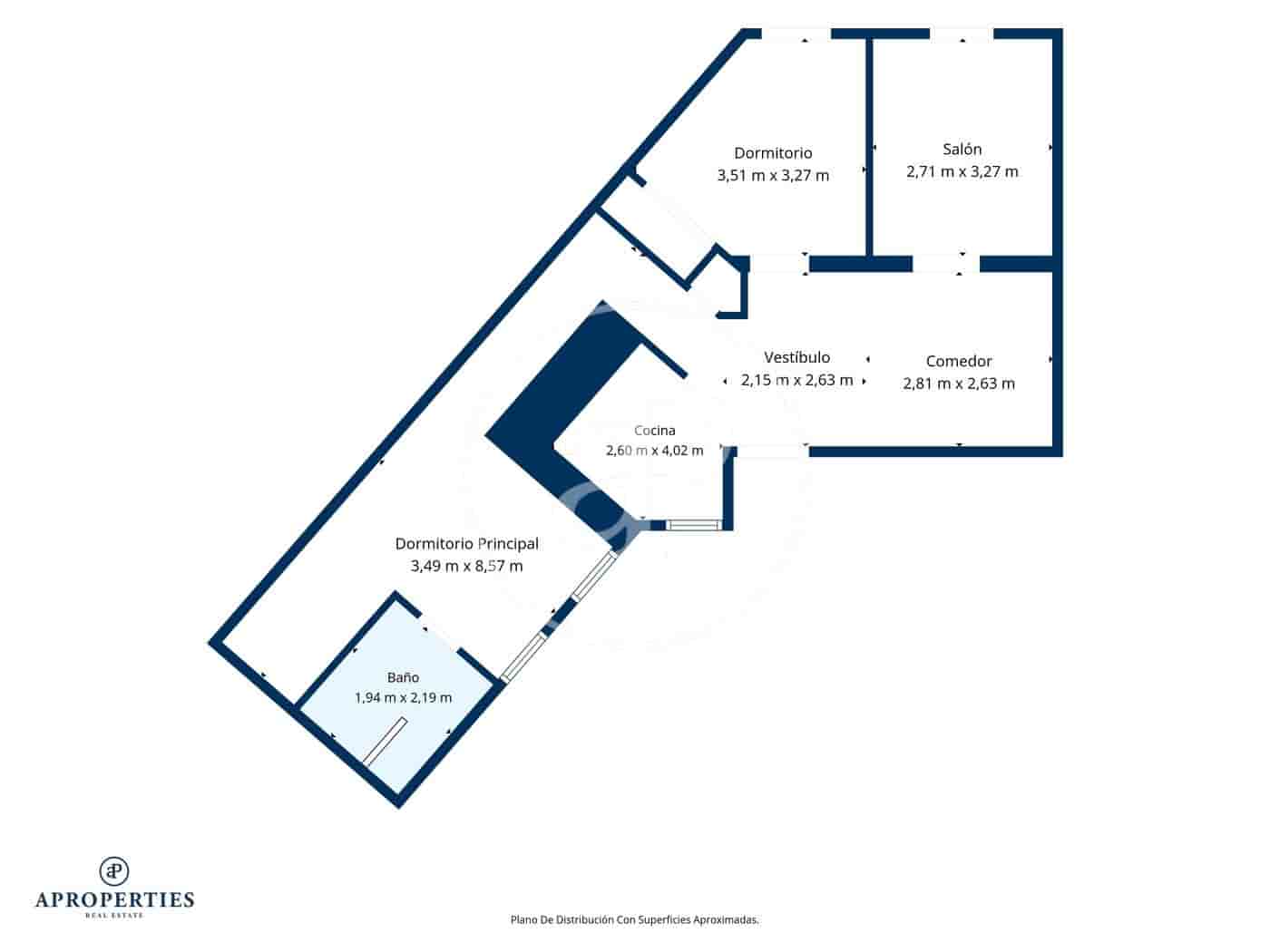 2 quarto Apartamento para venda em Madrid cidade - 557 000 € (Ref: 10148805)