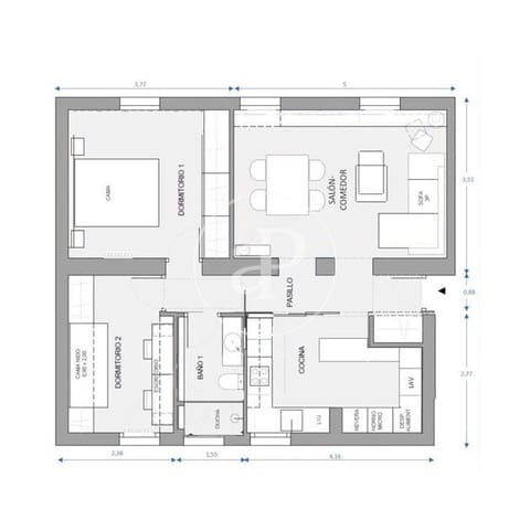 2 slaapkamer Appartement te koop in Ibiza, Madrid stad - € 799.999 (Ref: 10148809)