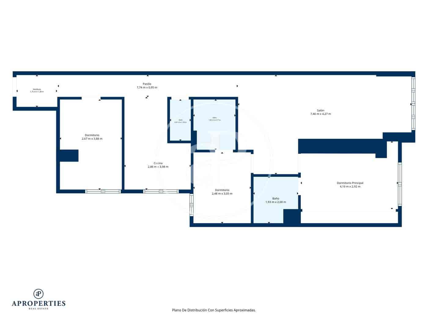 3 camera da letto Appartamento in vendita in Madrid citta - 750.000 € (Rif: 10157697)