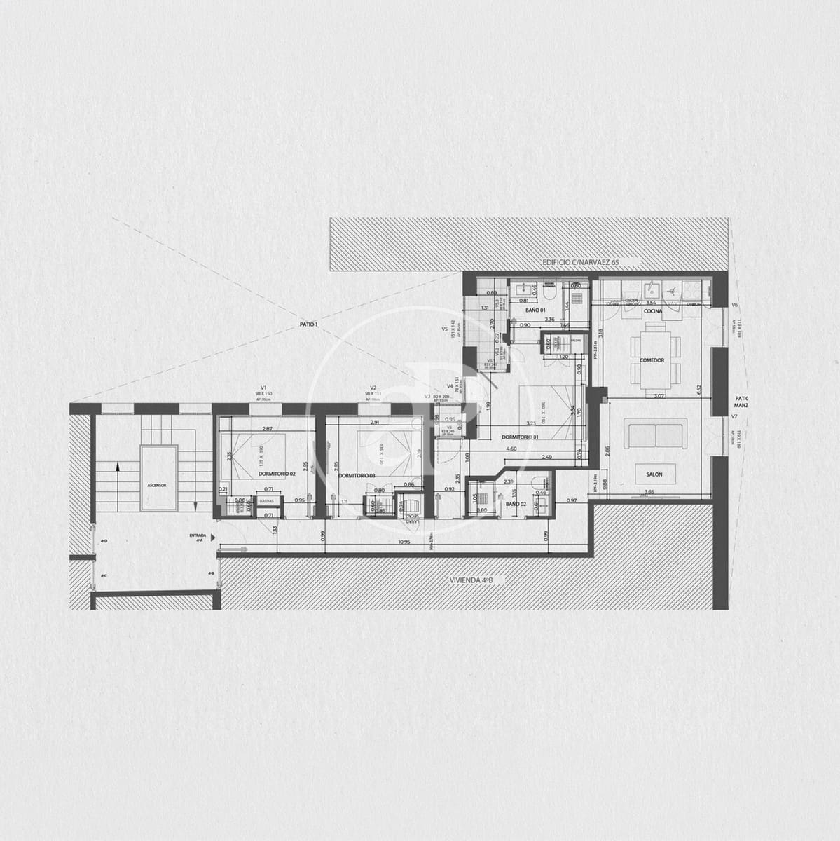 3 sypialnia Apartament na sprzedaż w Miasto Madryt - 1 359 000 € (Ref: 10157701)