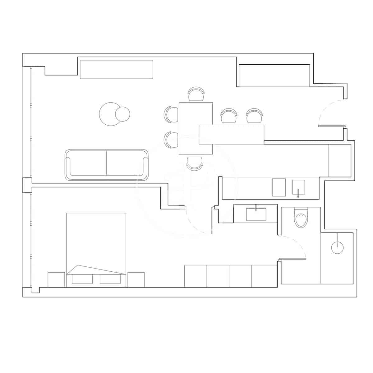 1 bedroom Apartment for sale in Madrid city with pool - € 590,000 (Ref: 10166617)