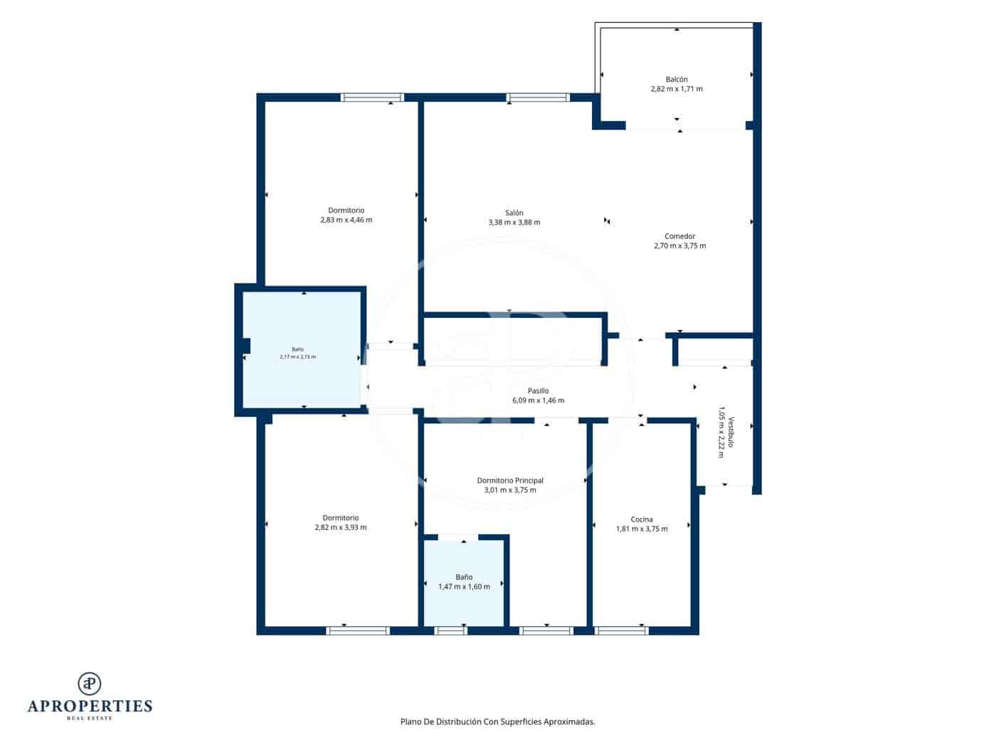 3 soverom Leilighet til salgs i Madrid by - € 940 000 (Ref: 10173813)