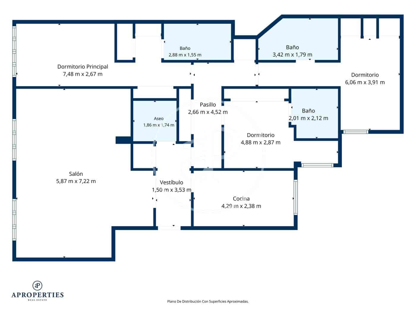 3 bedroom Apartment for rent in Madrid city with garage - € 5,500 (Ref: 10177095)