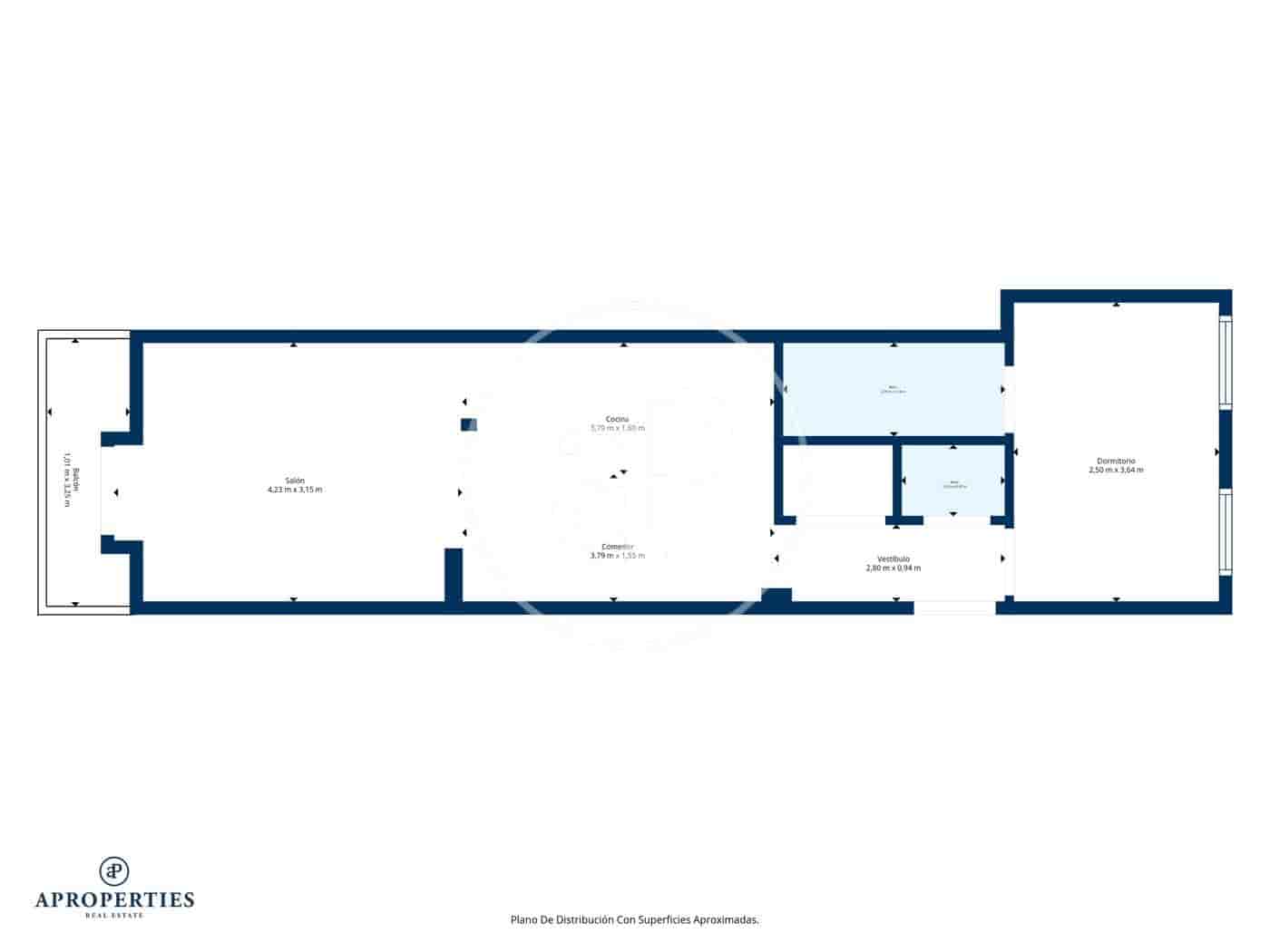 1 soverom Leilighet til salgs i Madrid by - € 699 000 (Ref: 10180526)