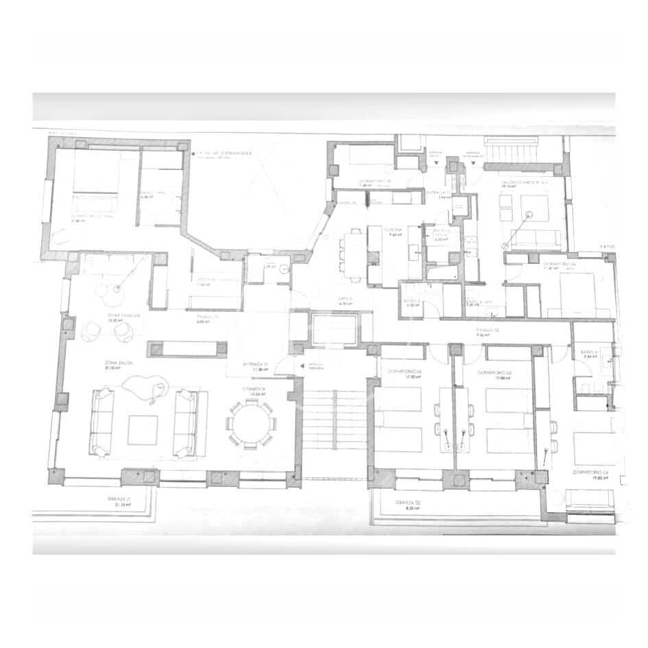 6 chambre Appartement à vendre à Madrid ville - 3 000 000 € (Ref: 7560792)