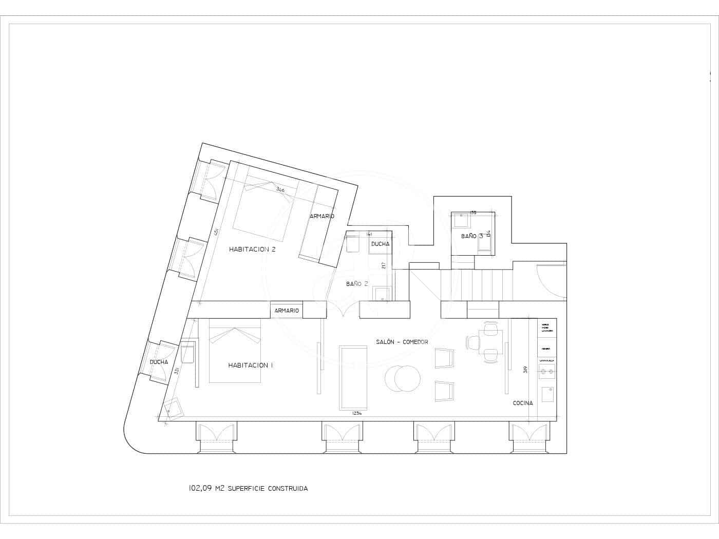 2 soverom Leilighet til salgs i Madrid by - € 845 000 (Ref: 8428021)