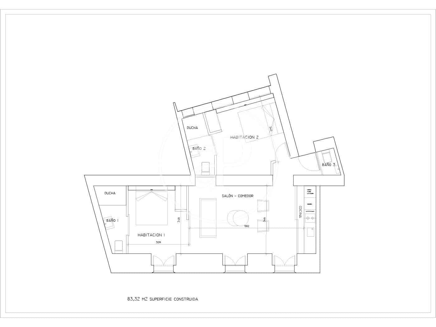 2 sypialnia Apartament na sprzedaż w Miasto Madryt - 790 000 € (Ref: 8431227)