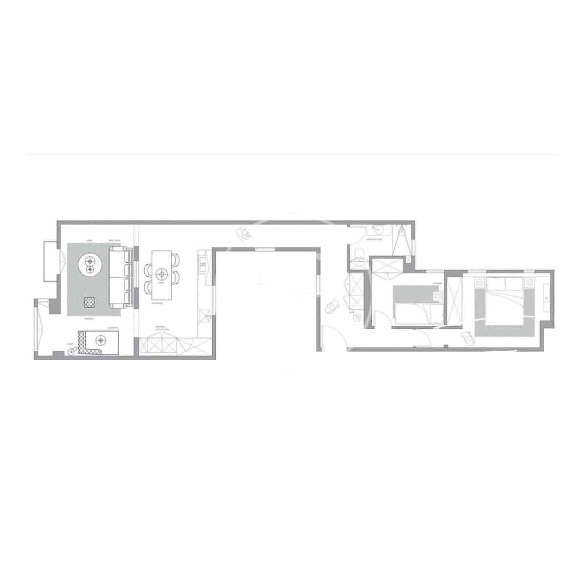 2 soveværelse Lejlighed til salg i Madrid by - € 1.395.000 (Ref: 8718794)