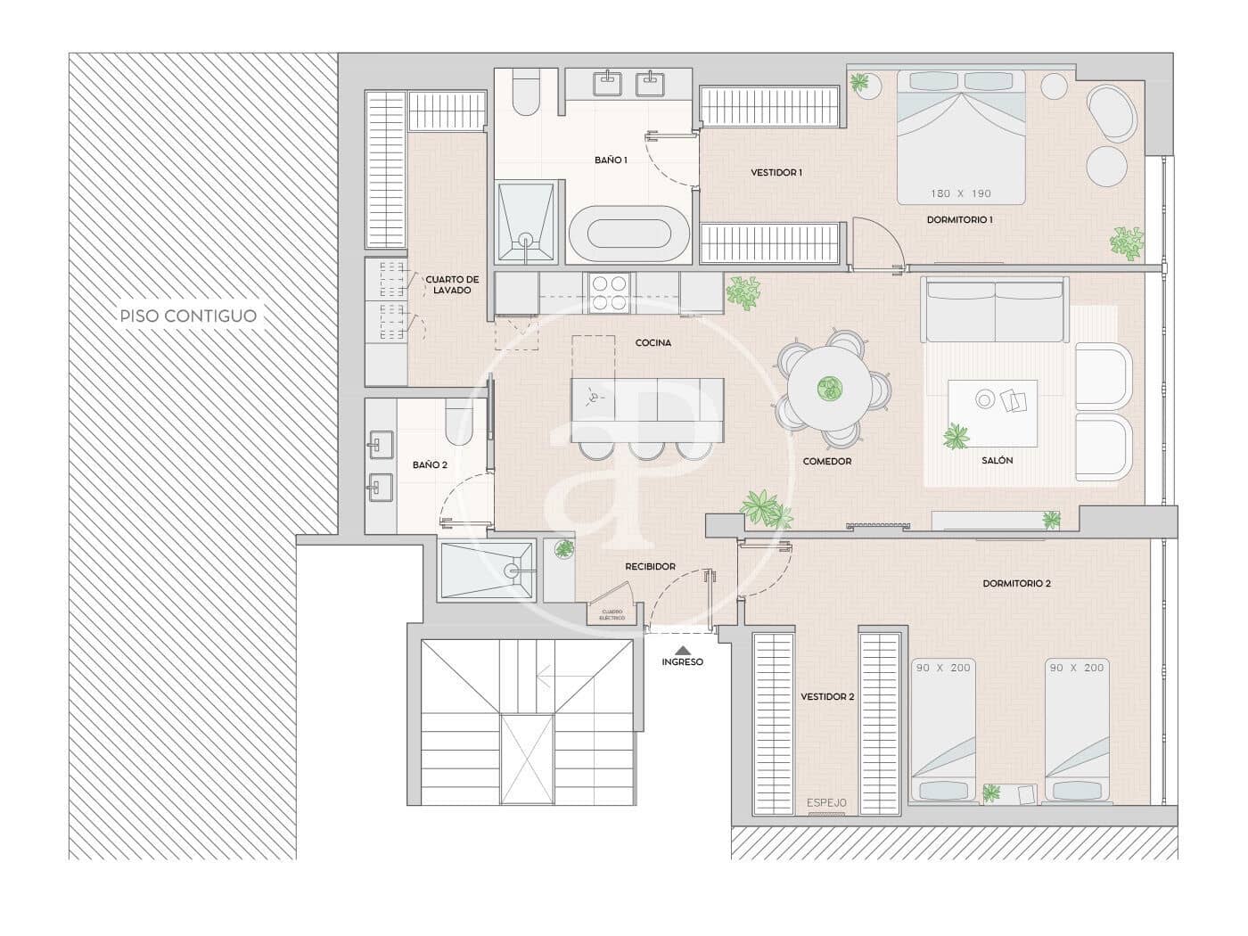 2 soverom Leilighet til salgs i Madrid by - € 1 329 000 (Ref: 8718816)