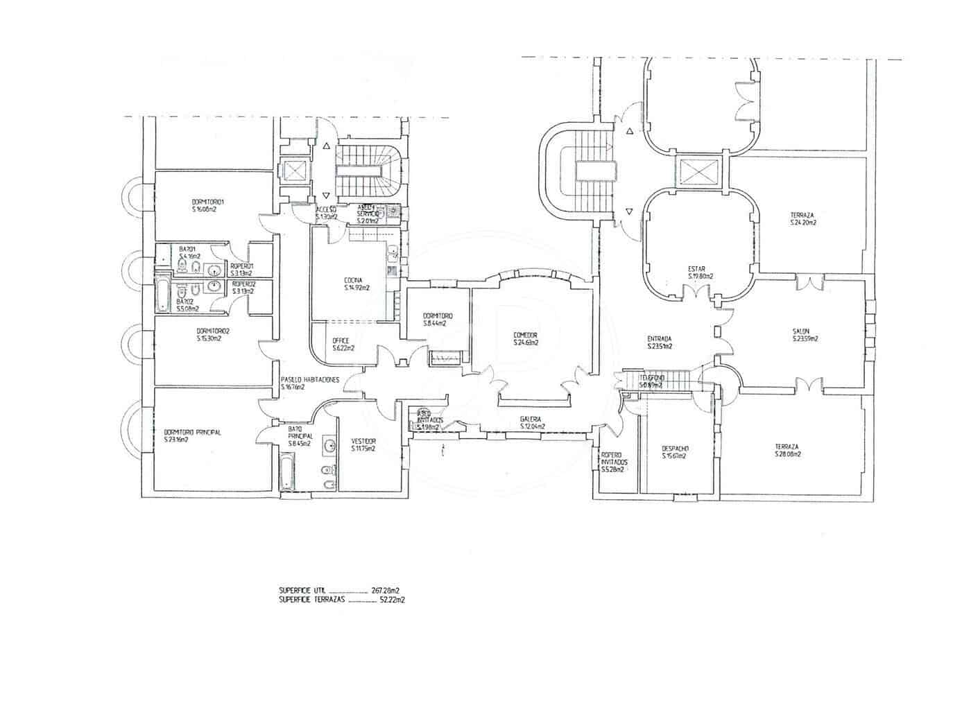 5 soveværelse Lejlighed til leje i Madrid by - € 15.000 (Ref: 8726419)