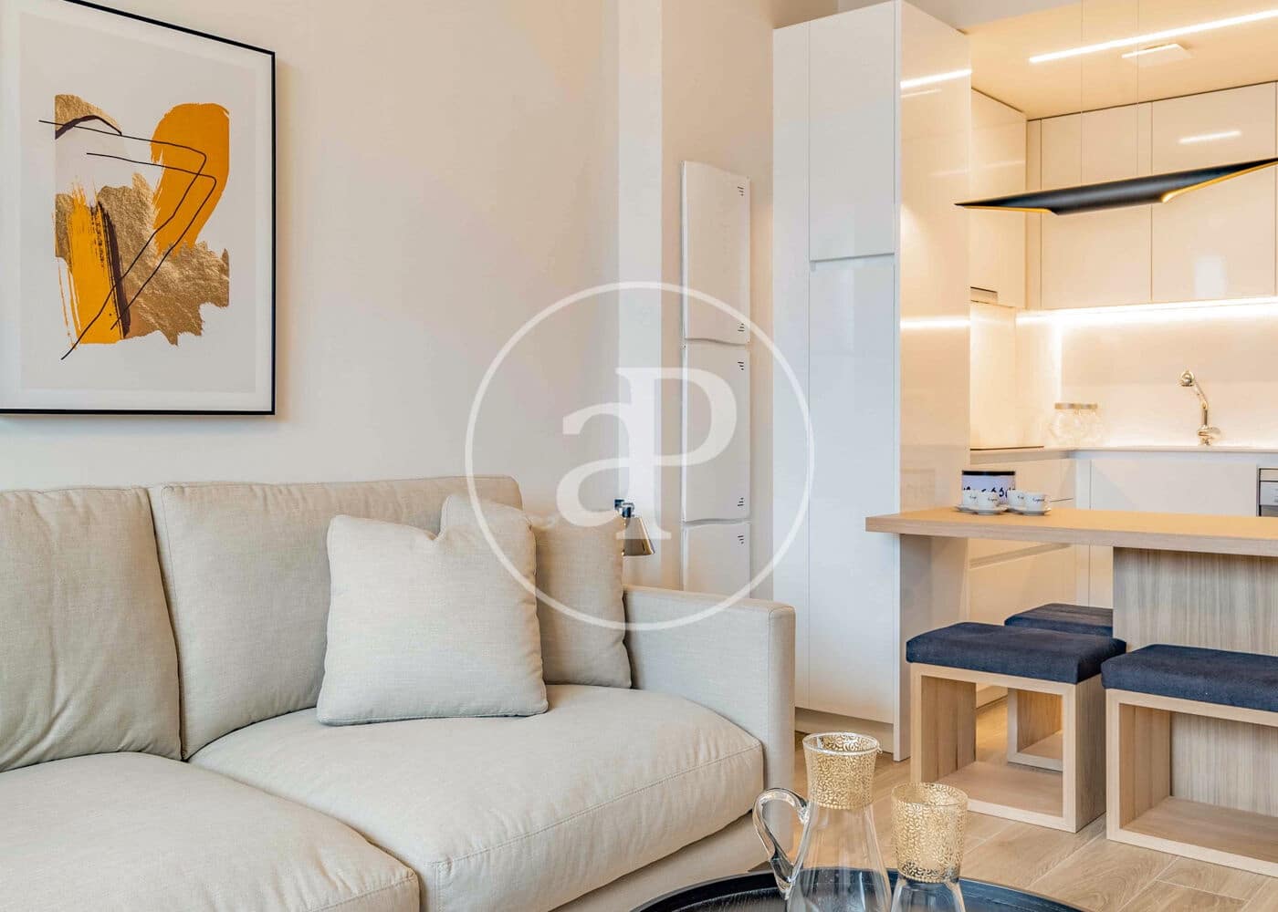 Appartement de 1 chambre à louer à Madrid ville avec piscine - 2 250 € (Ref: 8726425)