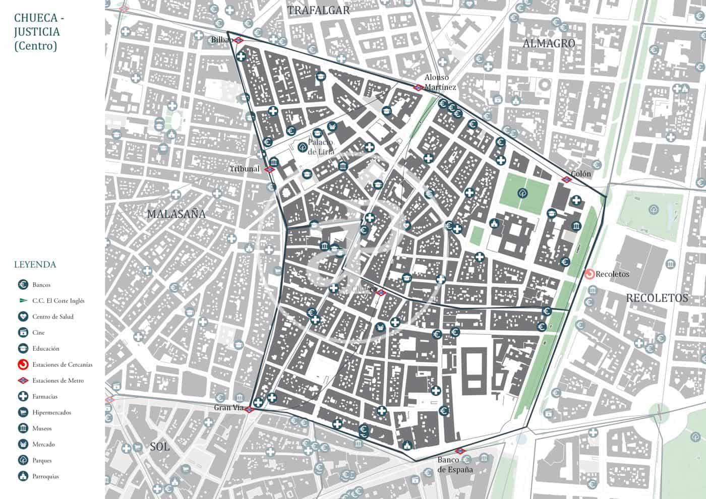 2 sovrum Lägenhet att hyra i Madrid stad - 4 500 € (Ref: 8726514)