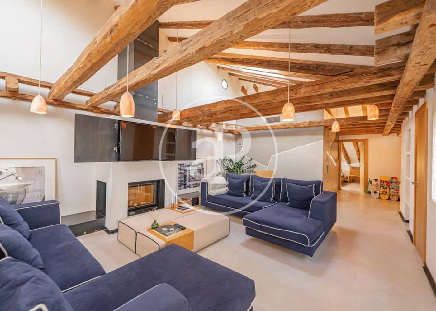 3 soveværelse Penthouse til leje i Madrid by - € 5.000 (Ref: 8757856)