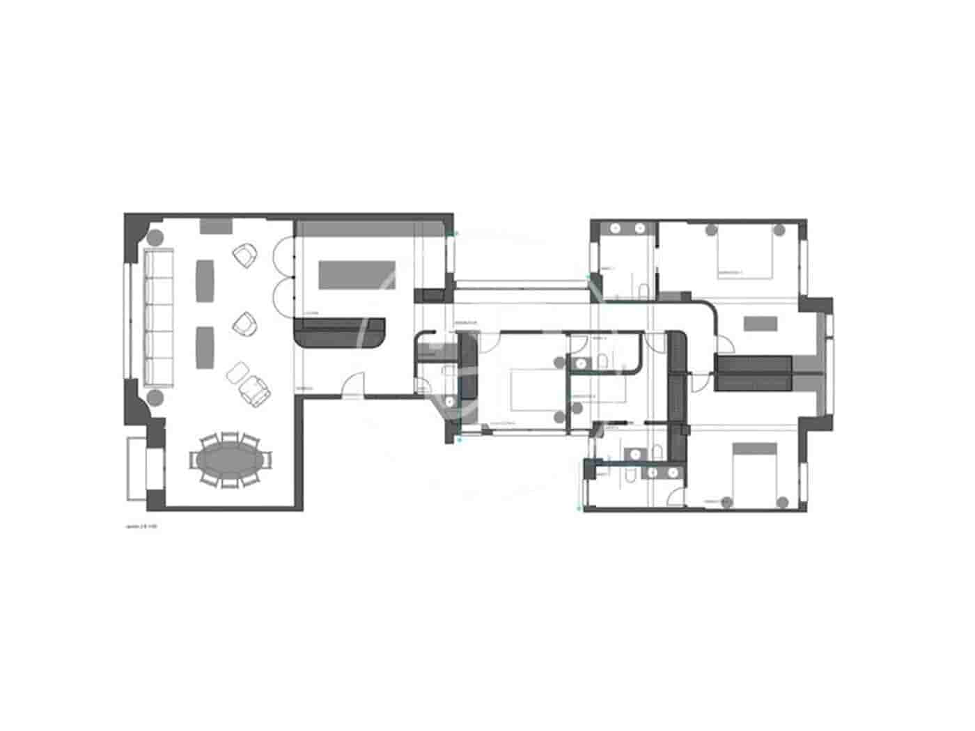 4 camera da letto Appartamento in vendita in Madrid citta - 3.500.000 € (Rif: 8764242)