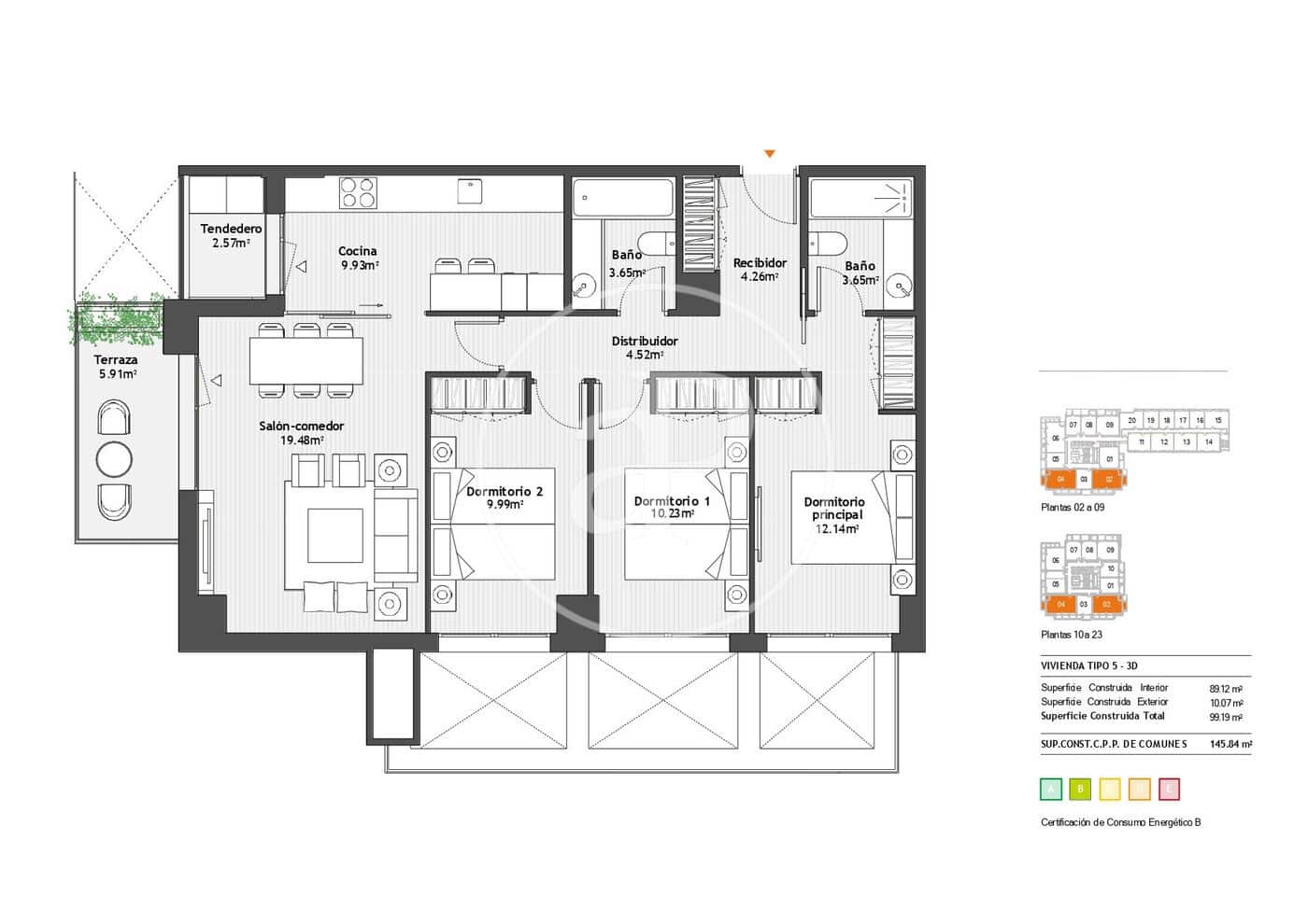 3 soveværelse Lejlighed til salg i Madrid by med swimmingpool - € 875.000 (Ref: 8770675)