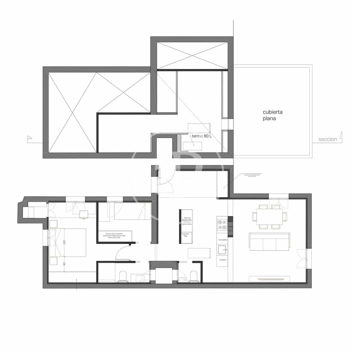 2 soveværelse Lejlighed til salg i Madrid by - € 1.060.000 (Ref: 8772815)