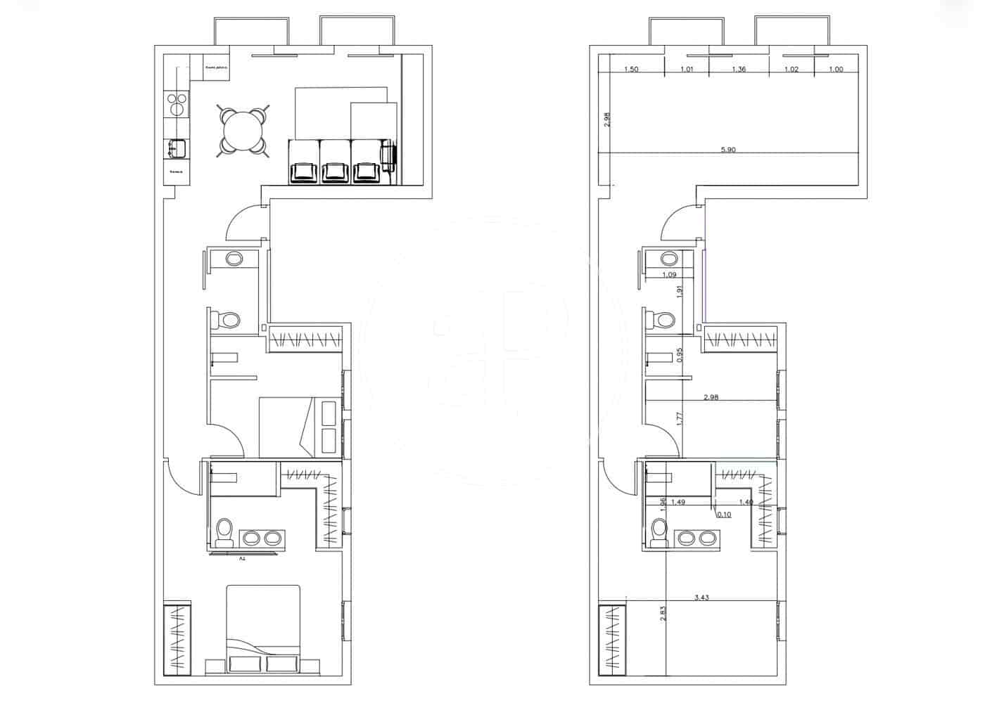 2 soveværelse Lejlighed til salg i Madrid by - € 1.180.000 (Ref: 8772820)
