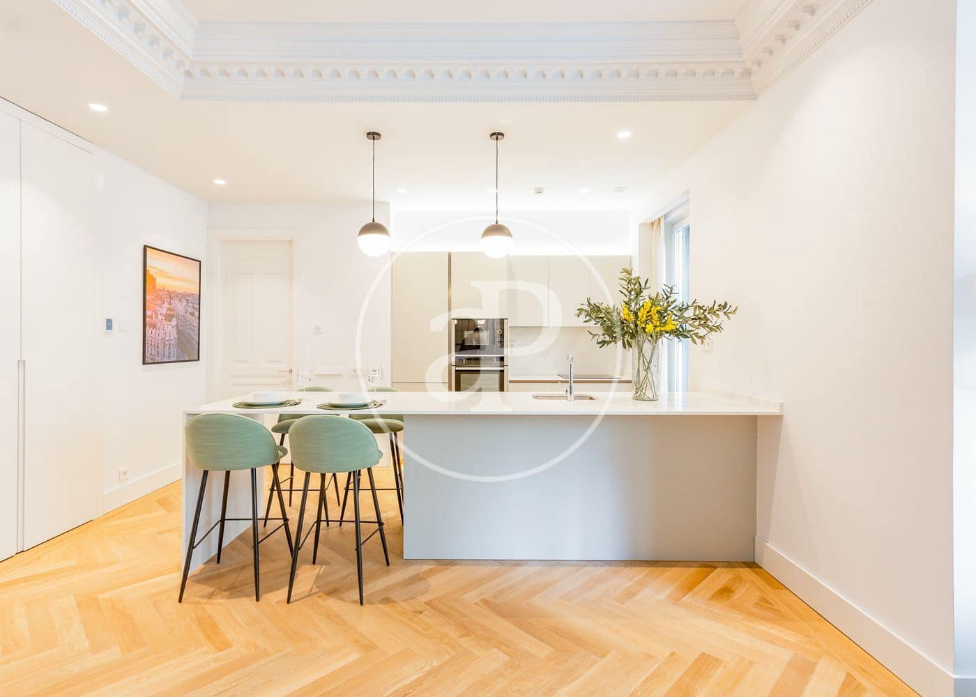 2 quarto Apartamento para arrendar em Madrid cidade - 4 500 € (Ref: 8802270)