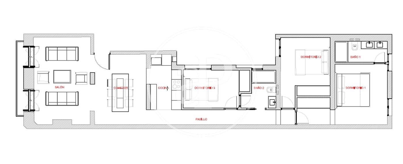 3 sypialnia Apartament na sprzedaż w Miasto Madryt - 2 200 000 € (Ref: 8815855)