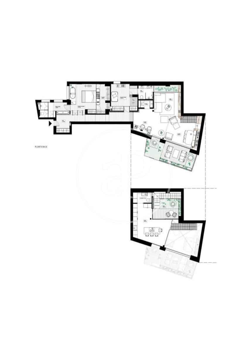 2 soveværelse Lejlighed til salg i Madrid by med swimmingpool - € 2.750.000 (Ref: 8830447)