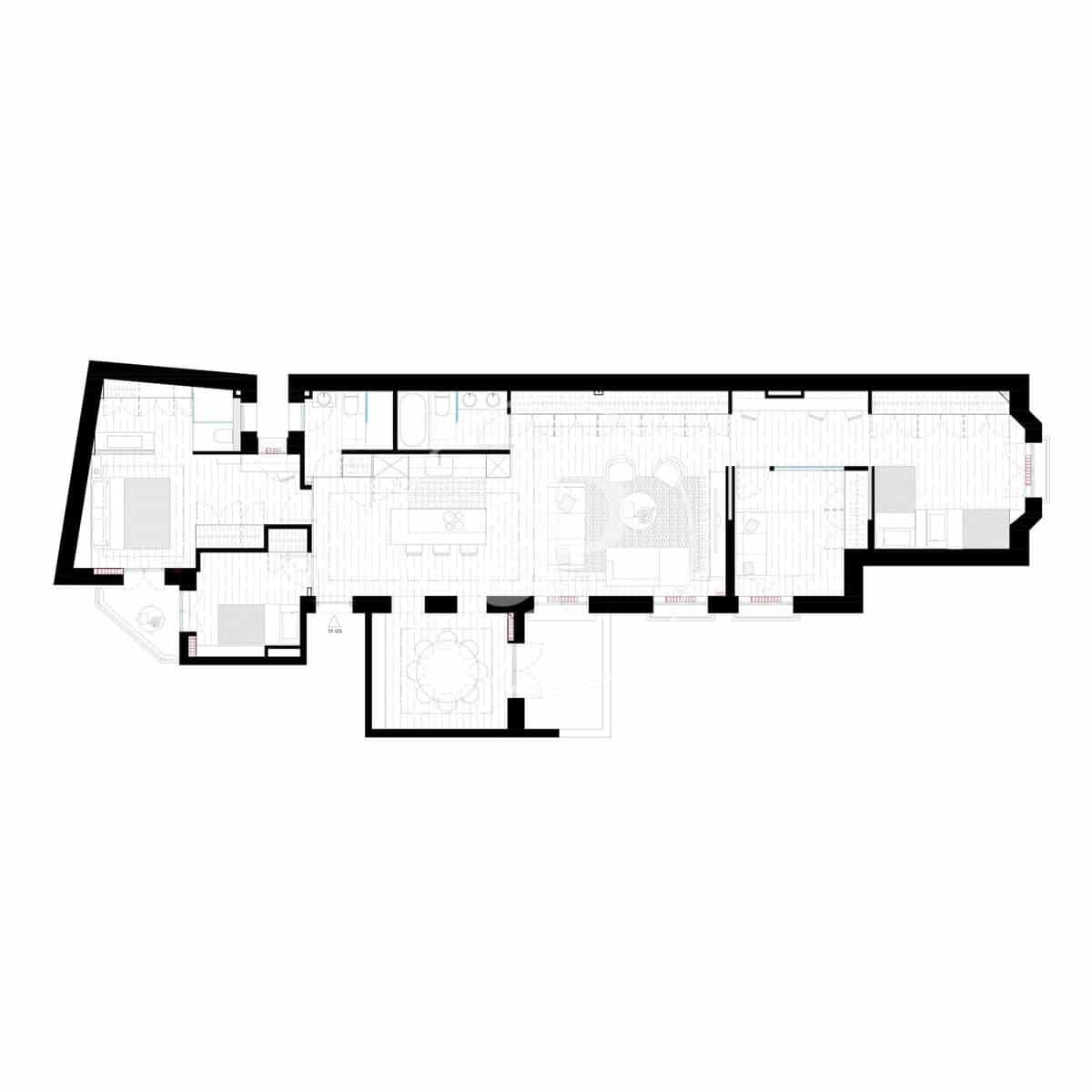 4 soveværelse Lejlighed til salg i Madrid by - € 2.490.000 (Ref: 8929134)