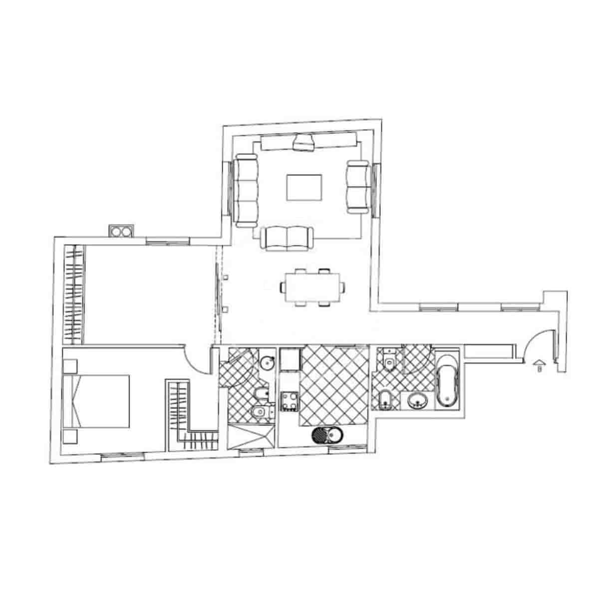 2 sypialnia Apartament na sprzedaż w Miasto Madryt - 1 100 000 € (Ref: 8937276)