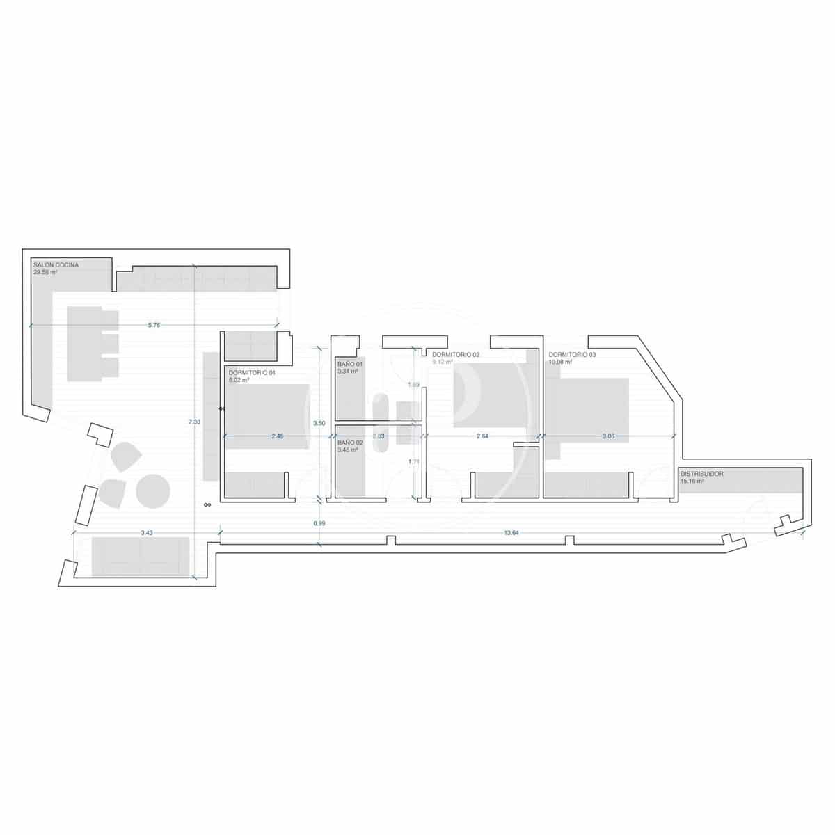 4 sypialnia Apartament na sprzedaż w Miasto Madryt - 1 580 000 € (Ref: 8968880)