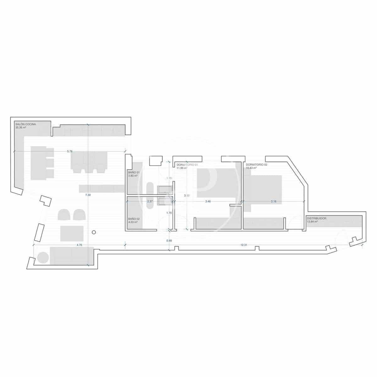 4 sypialnia Apartament na sprzedaż w Miasto Madryt - 1 580 000 € (Ref: 8968880)