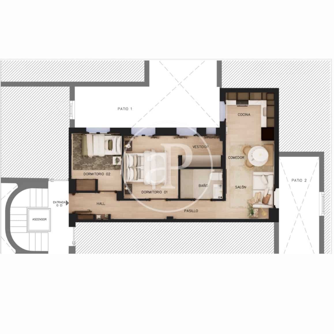 2 bedroom Apartment for sale in Madrid city - € 699,000 (Ref: 8970703)