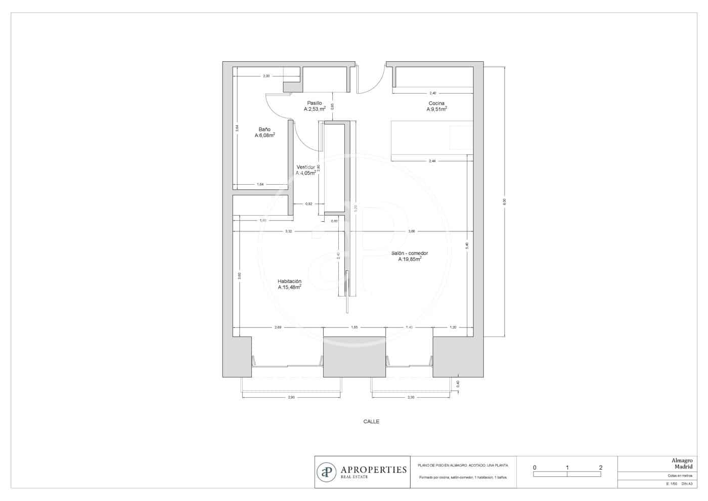 1 sovrum Lägenhet att hyra i Madrid stad - 3 200 € (Ref: 8980302)