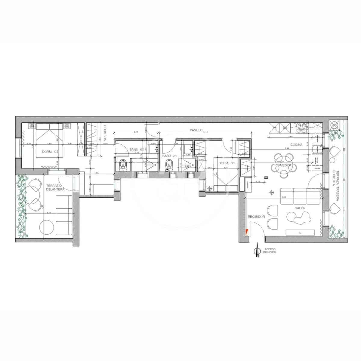 2 sypialnia Penthouse na sprzedaż w Miasto Madryt - 1 550 000 € (Ref: 8986890)