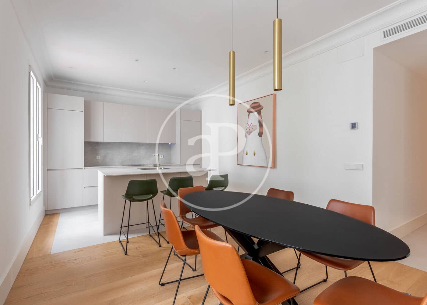 3 quarto Apartamento para arrendar em Madrid cidade - 6 400 € (Ref: 8986892)