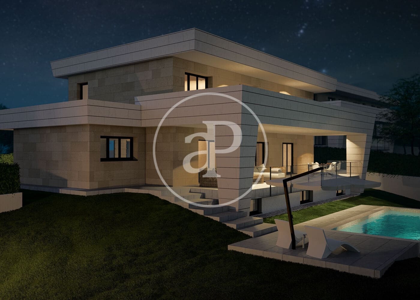 Leilighet til salgs i Las Rozas de Madrid med svømmebasseng - € 1 295 000 (Ref: 8987025)