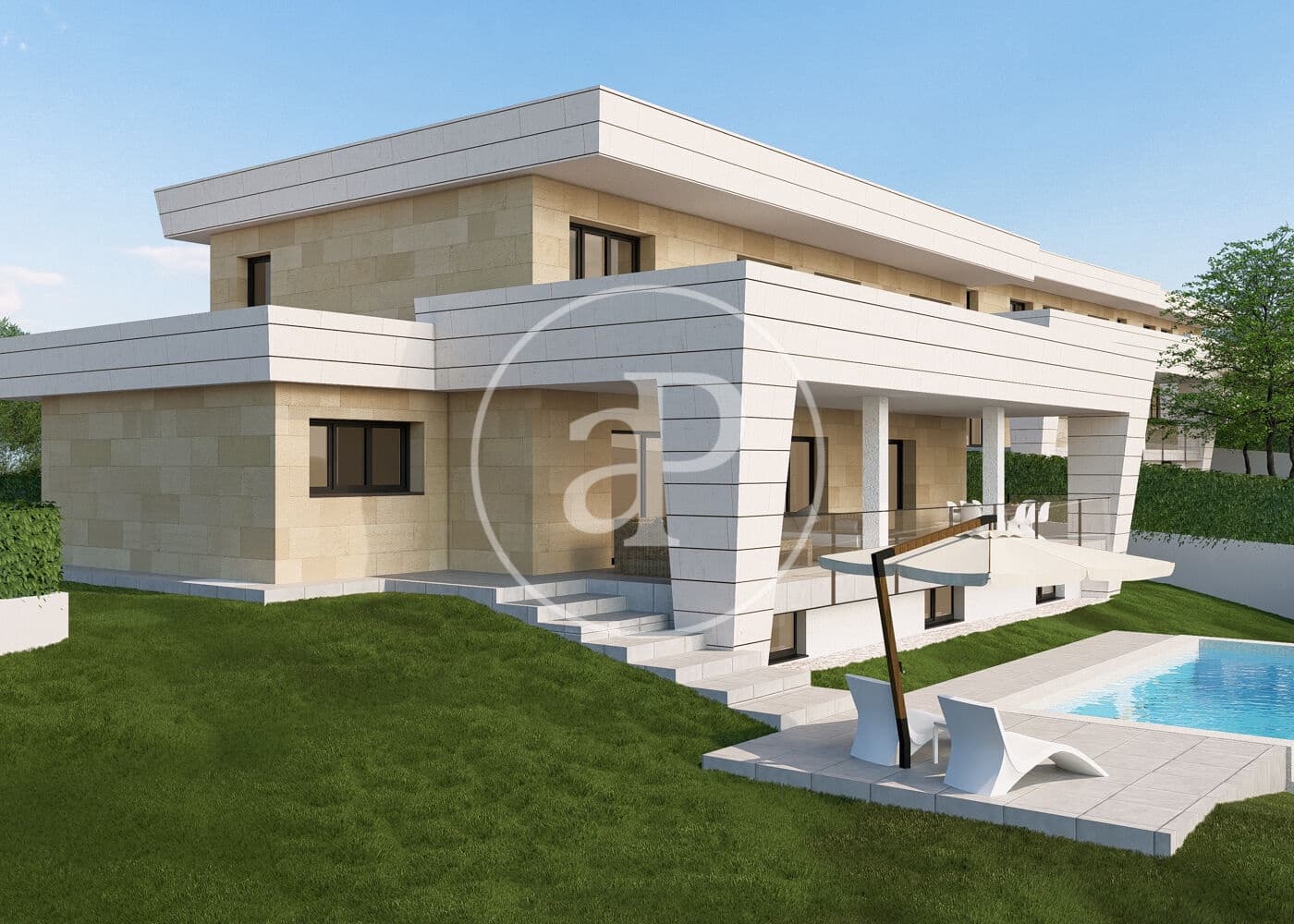 Leilighet til salgs i Las Rozas de Madrid med svømmebasseng - € 1 295 000 (Ref: 8987025)