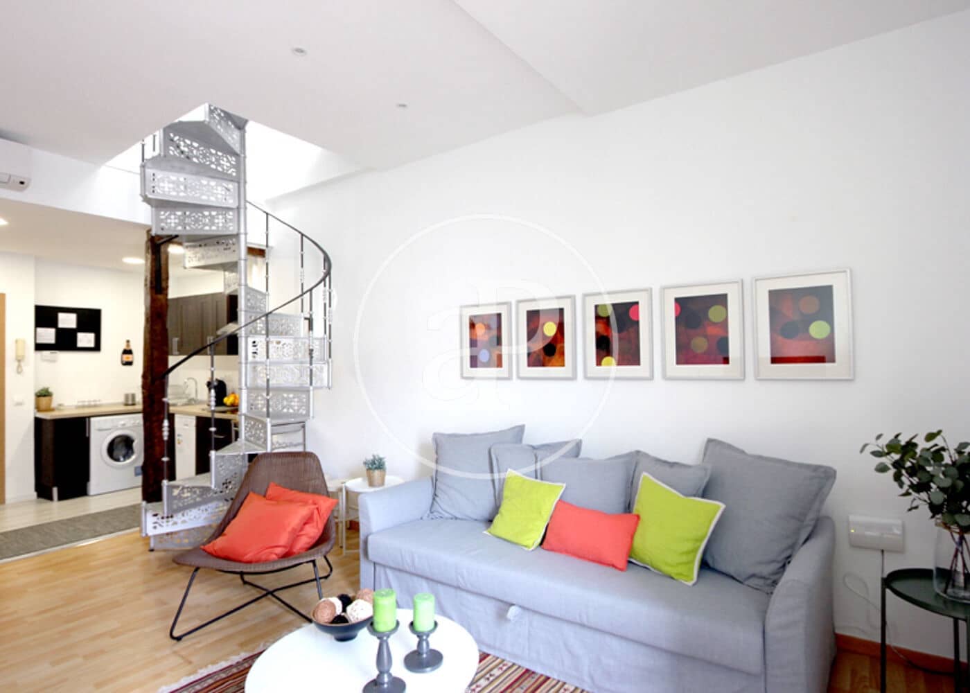 1 slaapkamer Penthouse te huur in Madrid stad - € 3.200 (Ref: 8994186)