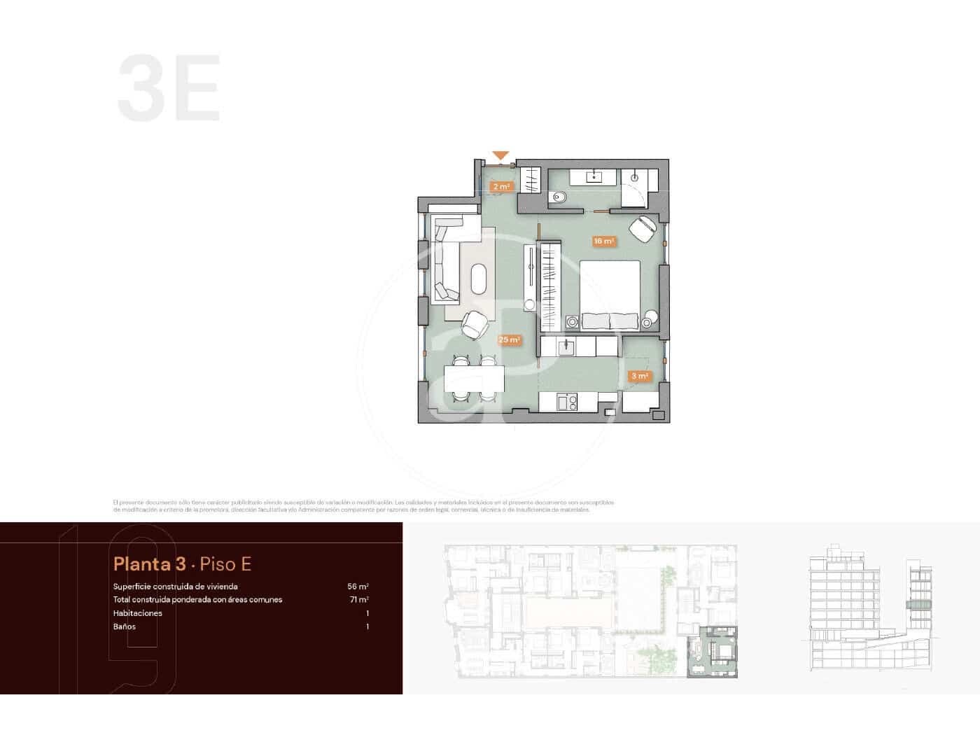 1 soveværelse Lejlighed til leje i Madrid by med swimmingpool - € 3.200 (Ref: 9004719)