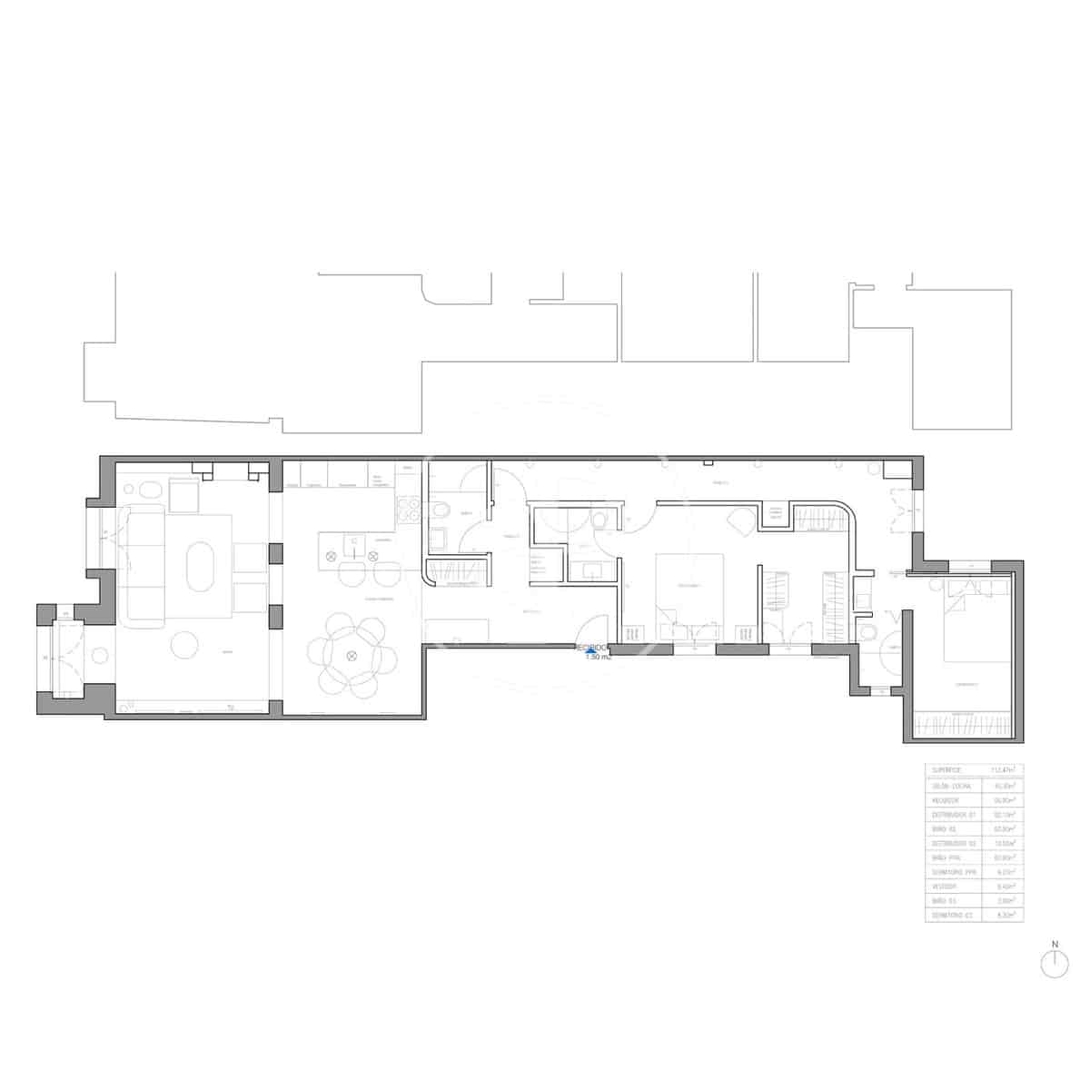 3 soveværelse Lejlighed til salg i Madrid by - € 1.190.000 (Ref: 9007770)