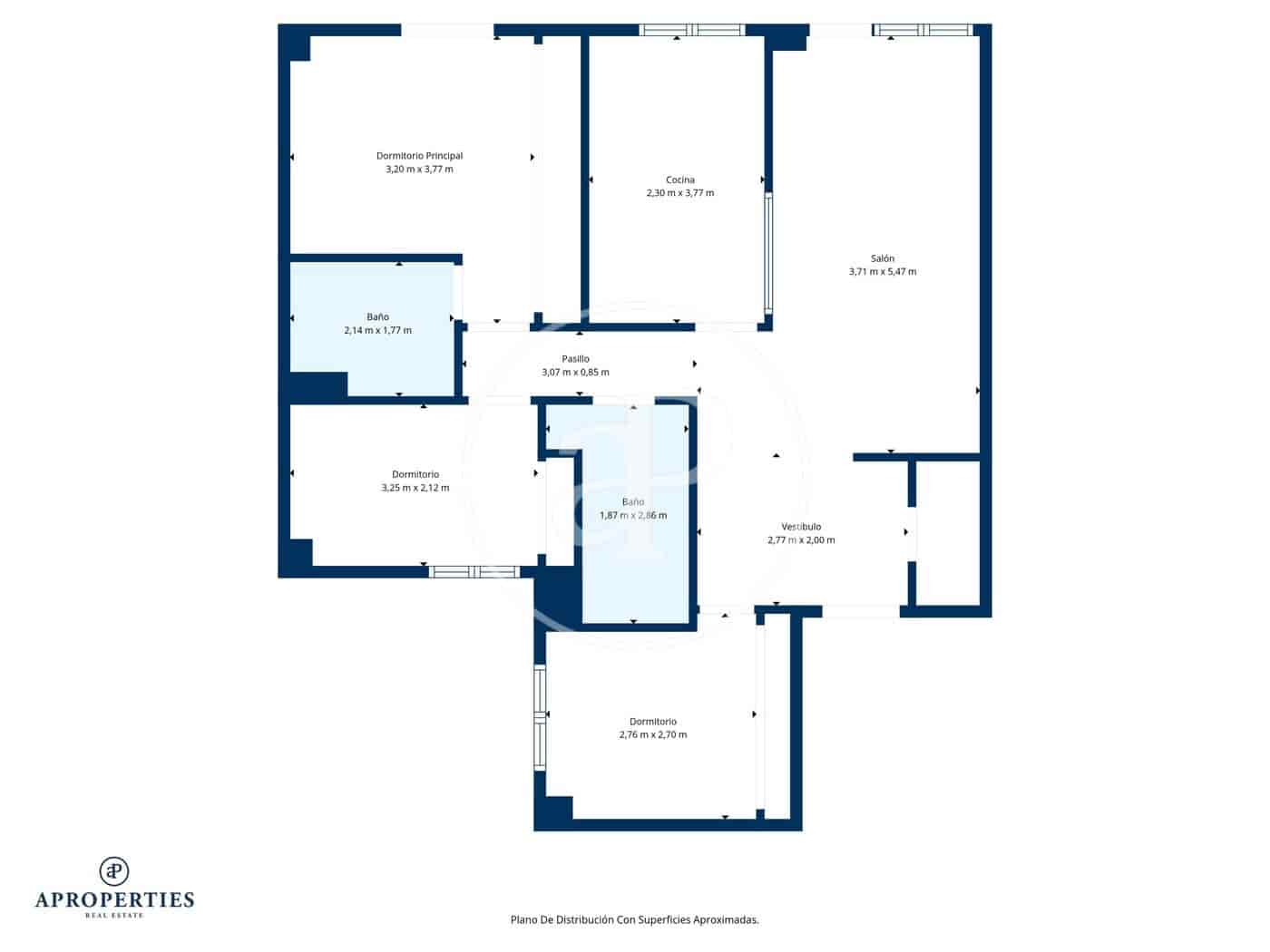3 Zimmer Apartment zu vermieten in Madrid Stadt mit Pool - 2.350 € (Ref: 9020917)