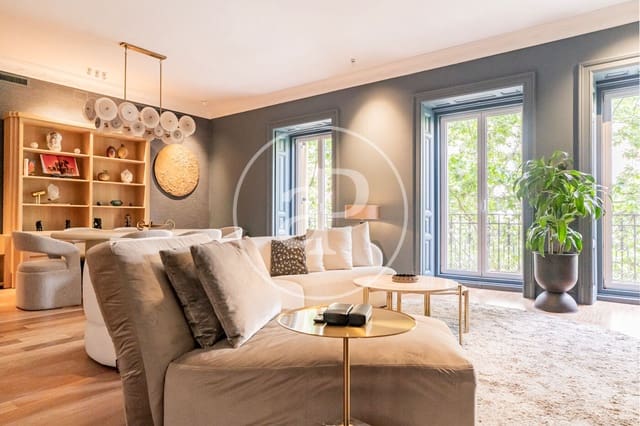 Appartement de 4 chambres à louer à Castellana, Madrid ville - 7 300 € (Ref: 9023203)